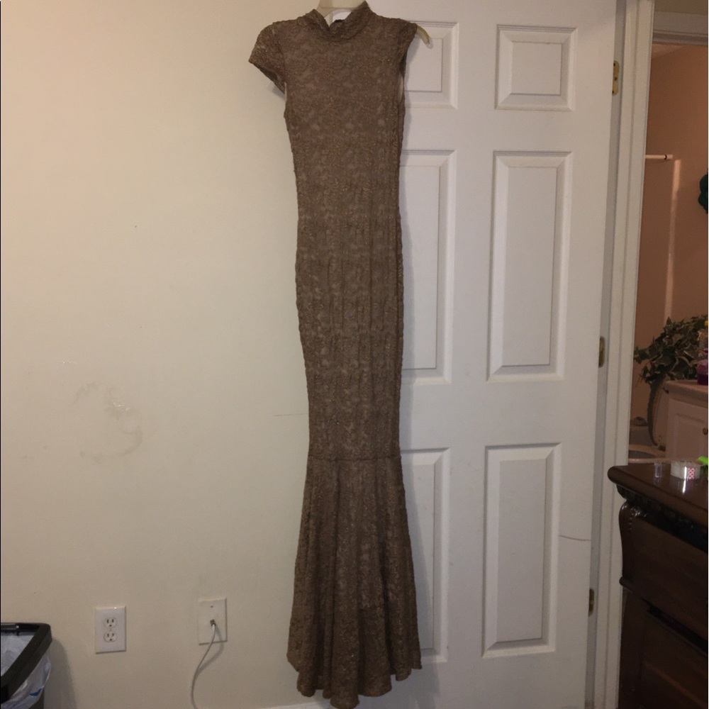 Tight fitting ball dress